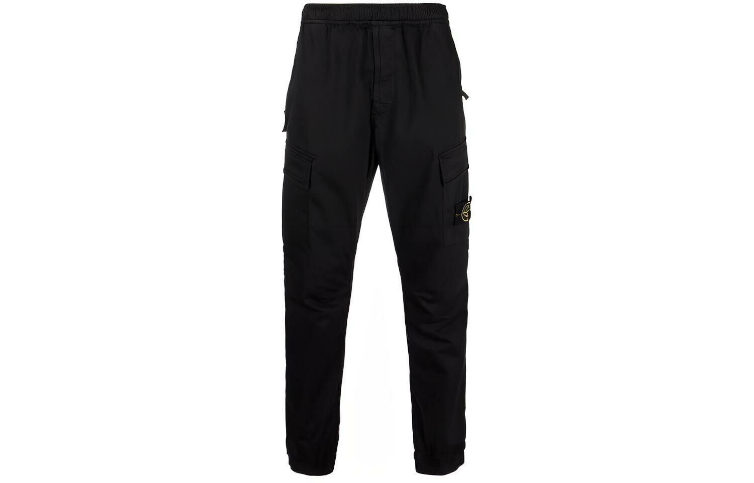 【代購】STONE ISLAND Knitted Sports Pants Men's Black