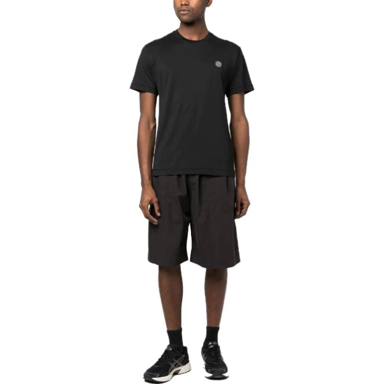 【代購】STONE ISLAND Logo-patch Cotton T-shirt