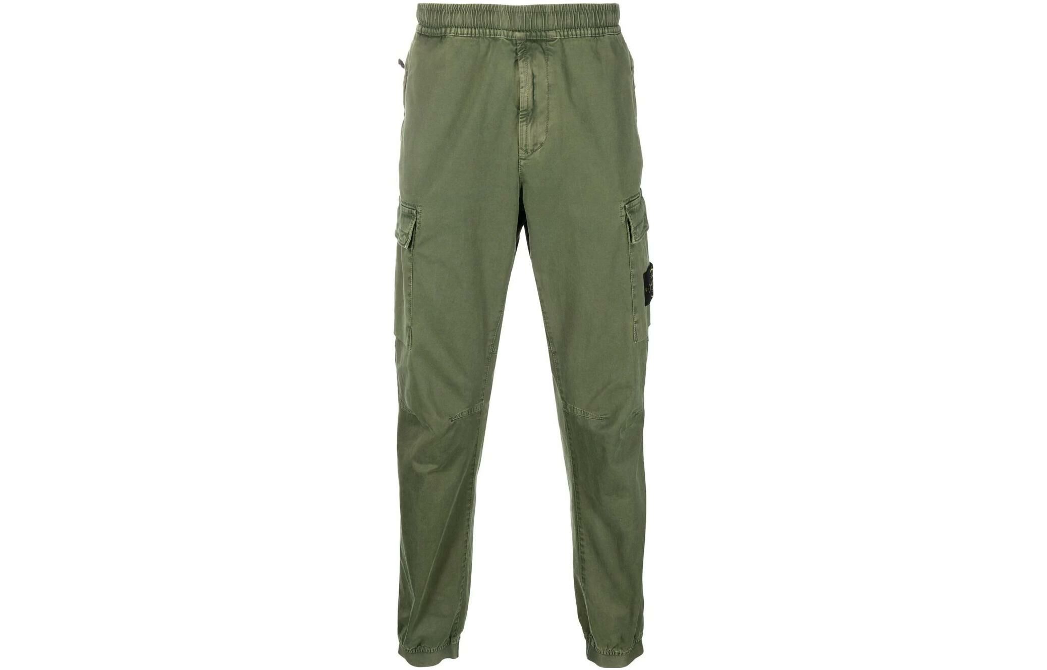 【代購】STONE ISLAND Logo Patch Cargo Pants