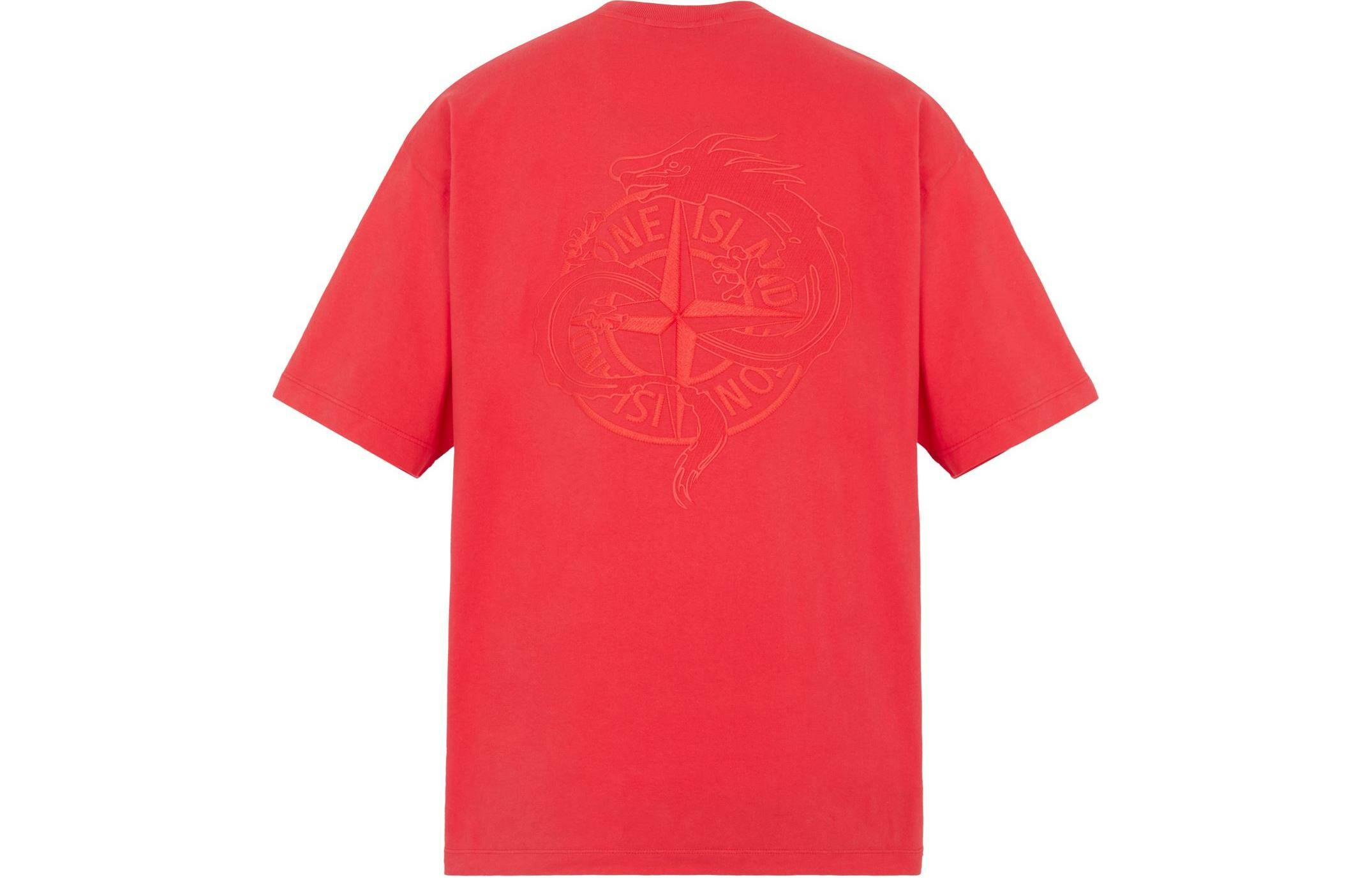 【代購】STONE ISLAND SS24 T-Shirt Unisex Red