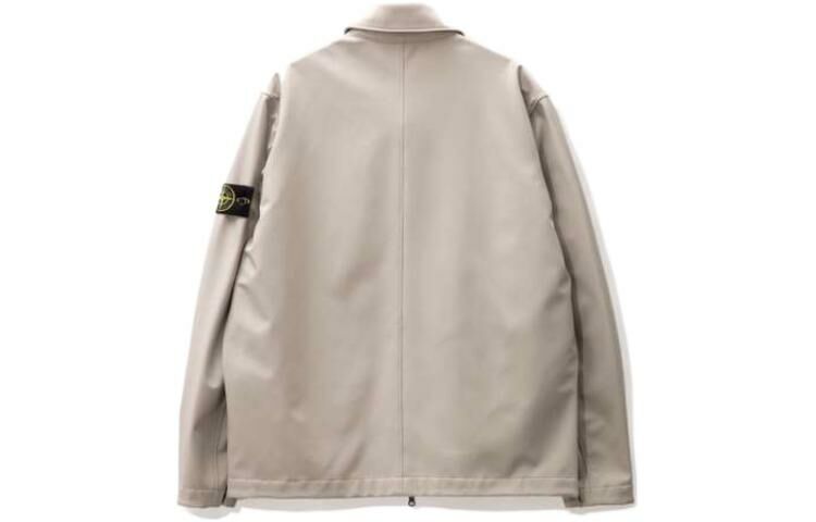 【代購】STONE ISLAND LIGHT SOFT SHELL-R SERIES SOFT SHELL Jackets Coats Men's Dove Gray