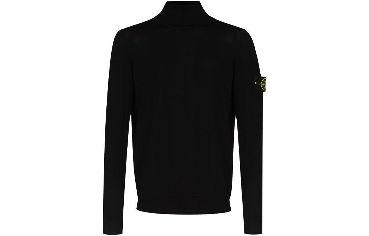 【代購】STONE ISLAND FW21 Slim Fit Sweater Men's Black