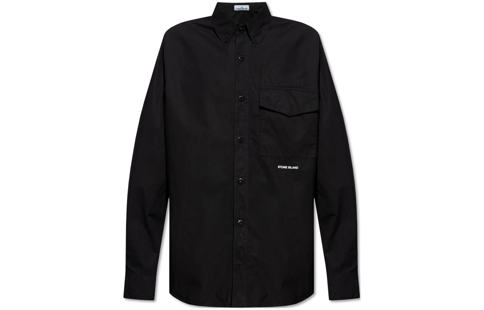 【代購】STONE ISLAND Logo Detailed Long-Sleeved Jacket