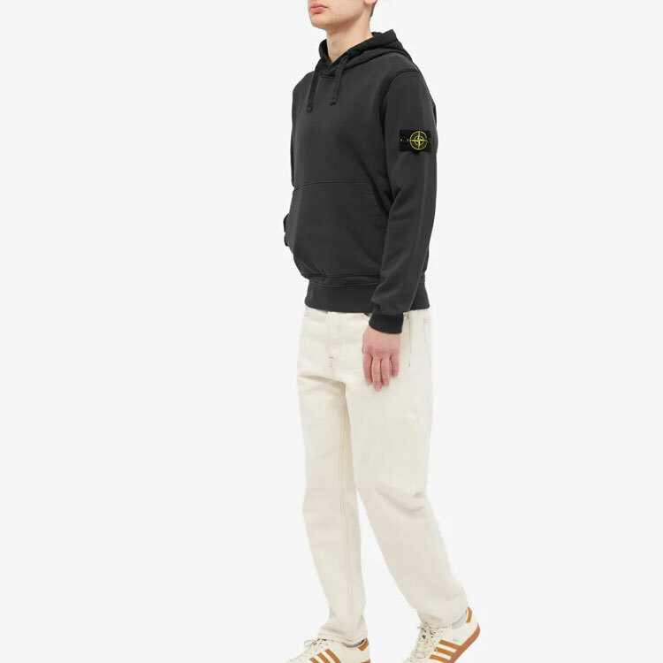 【代購】STONE ISLAND Compass Patch Drawstring Hoodie
