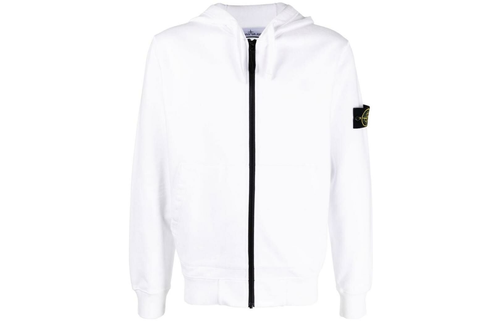 【代購】STONE ISLAND Compass-logo Zip-up Hoodie