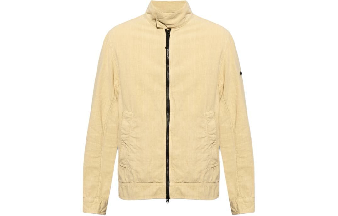 【代購】STONE ISLAND Compass-badge Linen-blend Jacket