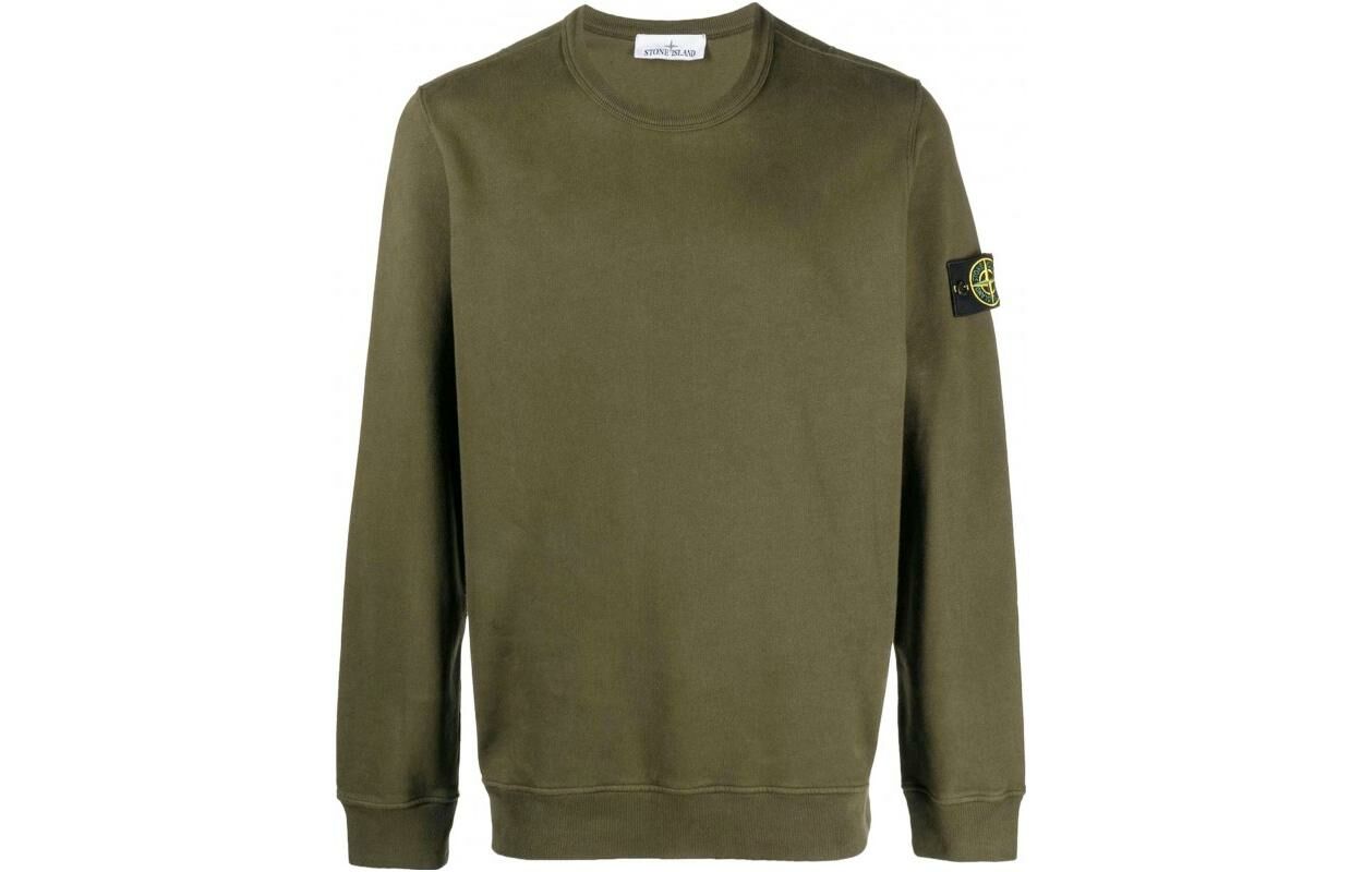 【代購】STONE ISLAND Logo Patch Crewneck Sweatshirt