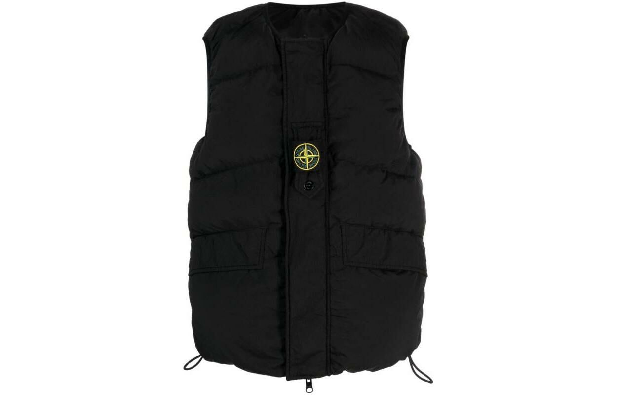 【代購】STONE ISLAND FW23 Vest Men's Black