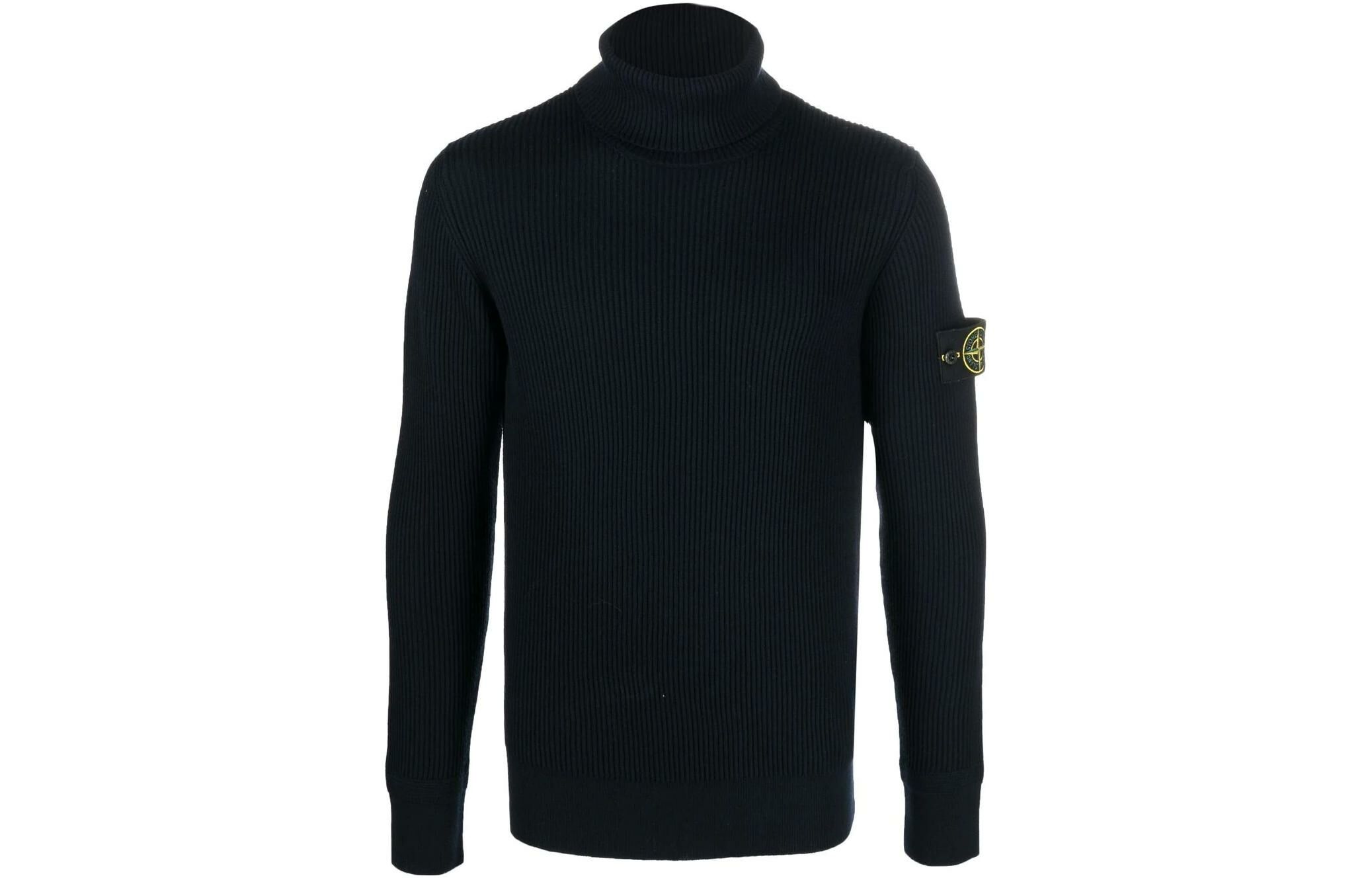【代購】STONE ISLAND Logo-Patch Turtle Neck Jumper