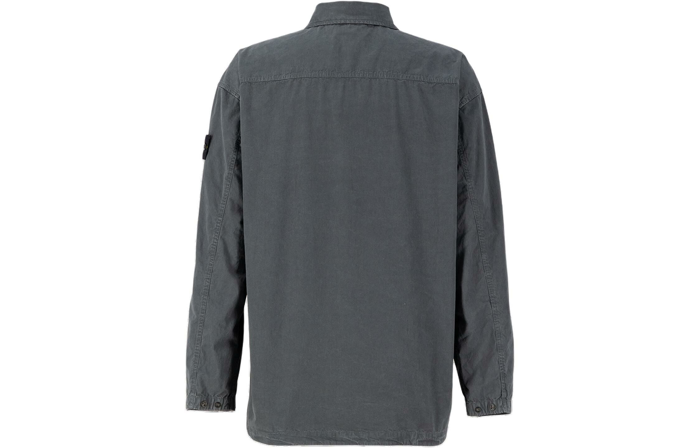 【代購】STONE ISLAND FW23 Shirt Men's Lead Gray