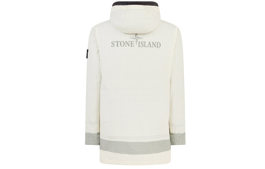 【代購】STONE ISLAND Winter Down Jacket Men's Cream