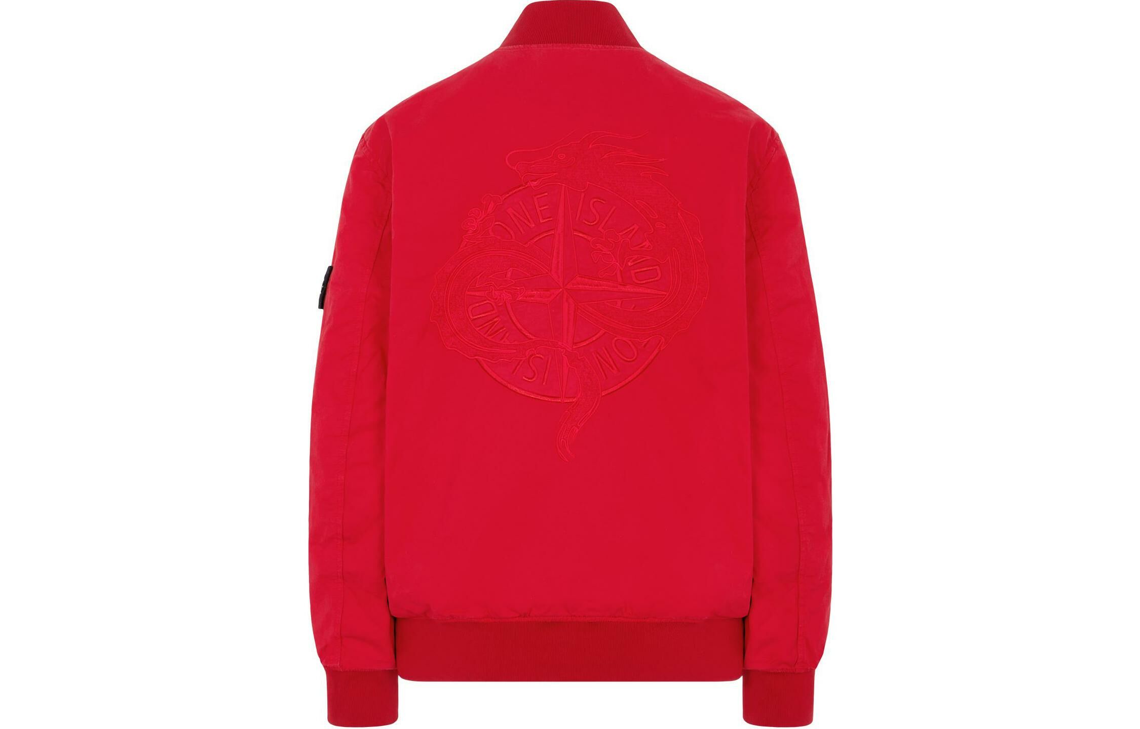 【代購】STONE ISLAND SS24 Metal Nylon Jackets & Coats Unisex Red