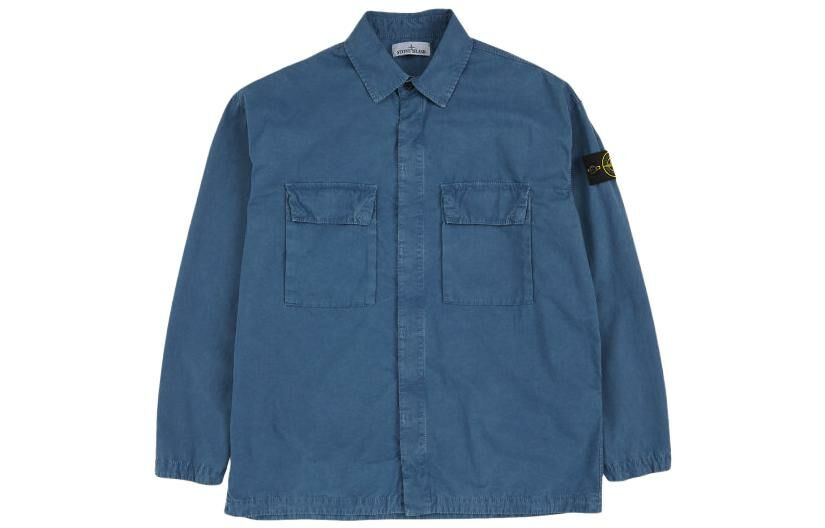 【代購】STONE ISLAND Shirt Unisex Lake Blue
