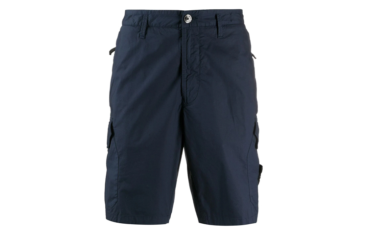 【代購】STONE ISLAND Cargo Shorts Men Dark Blue