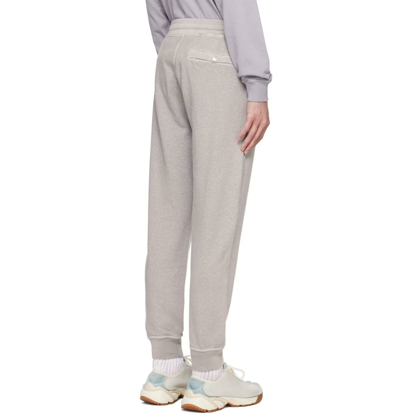 【代購】STONE ISLAND Knitted Sports Pants Men's Gray