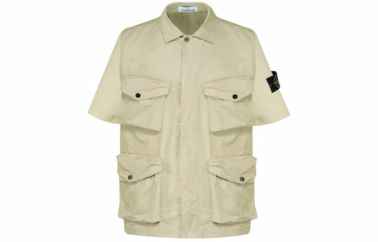 【代購】STONE ISLAND Shirts Men Beige