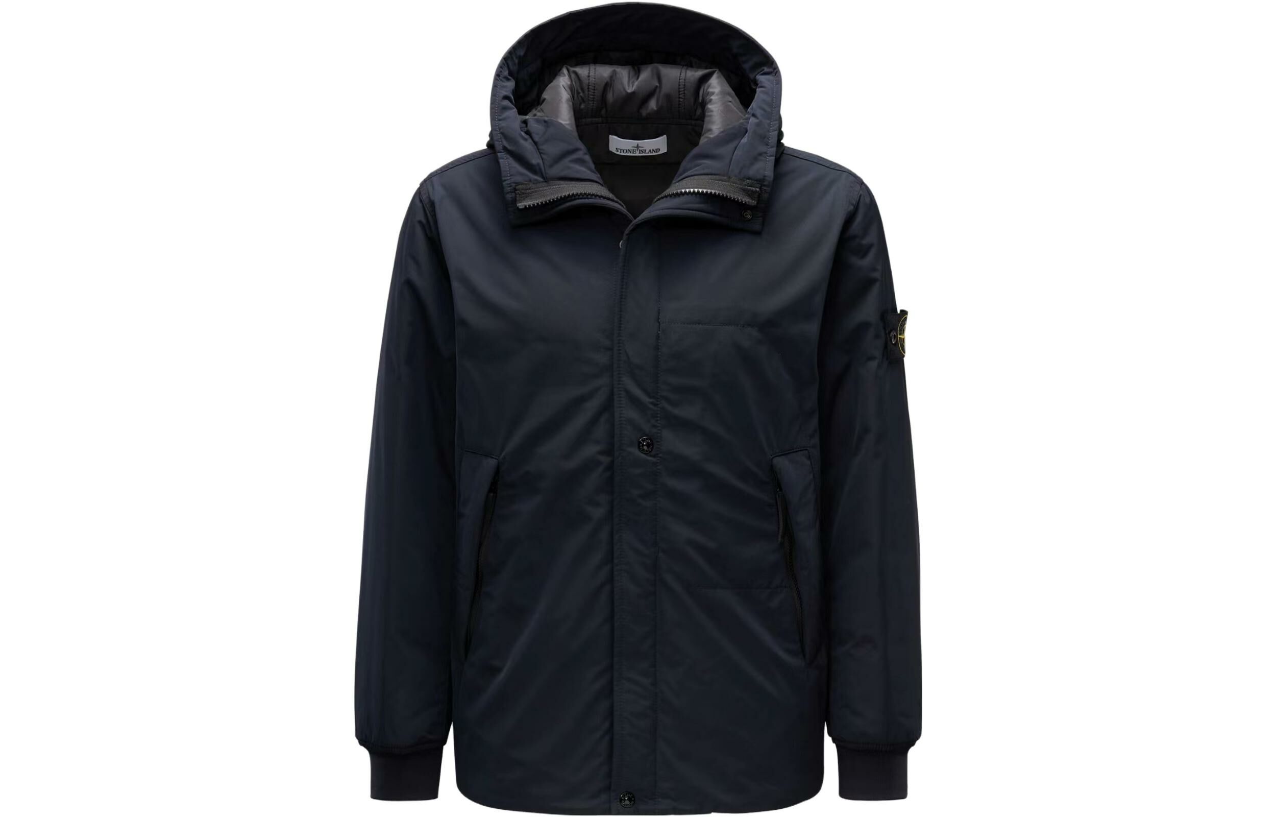 【代購】STONE ISLAND Logo Patch Hooded Jacket