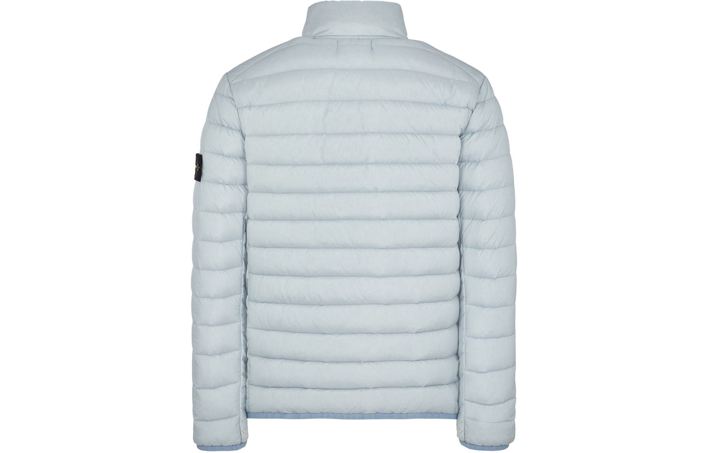 【代購】STONE ISLAND SS24 Down Jacket Men's Ice Frost Blue