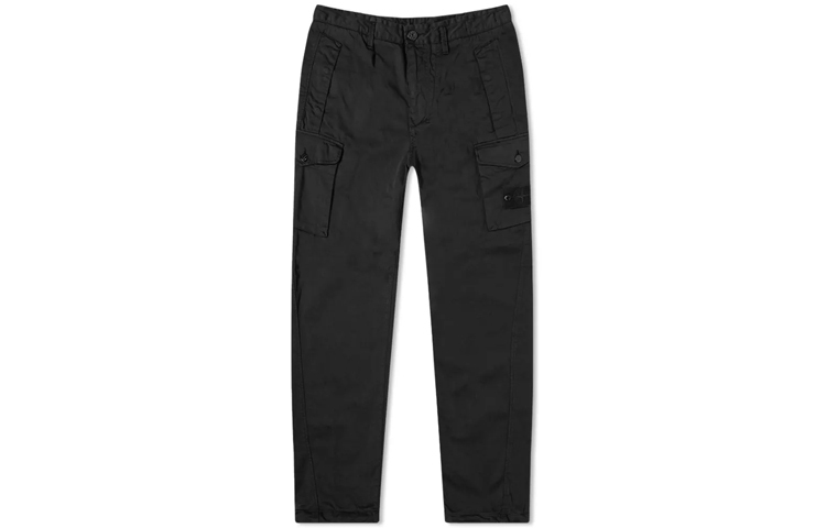 【代購】STONE ISLAND Cargo Pants Unisex Black