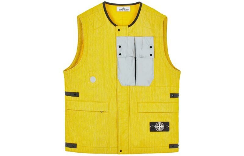 【代購】STONE ISLAND Vests Men Yellow