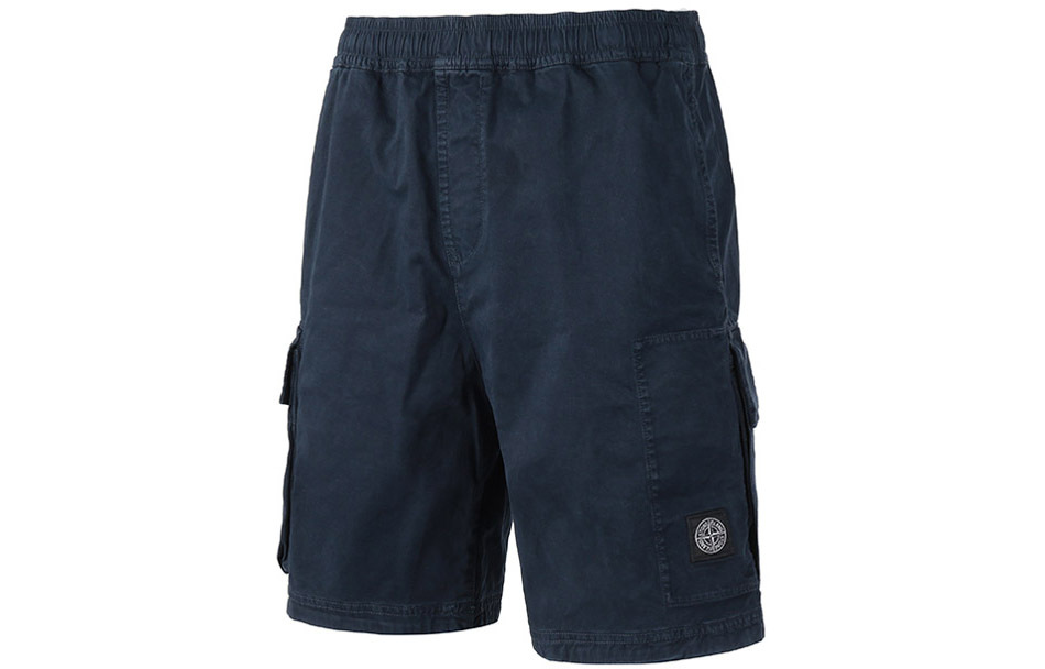 【代購】STONE ISLAND Cargo Shorts Men Dark Blue