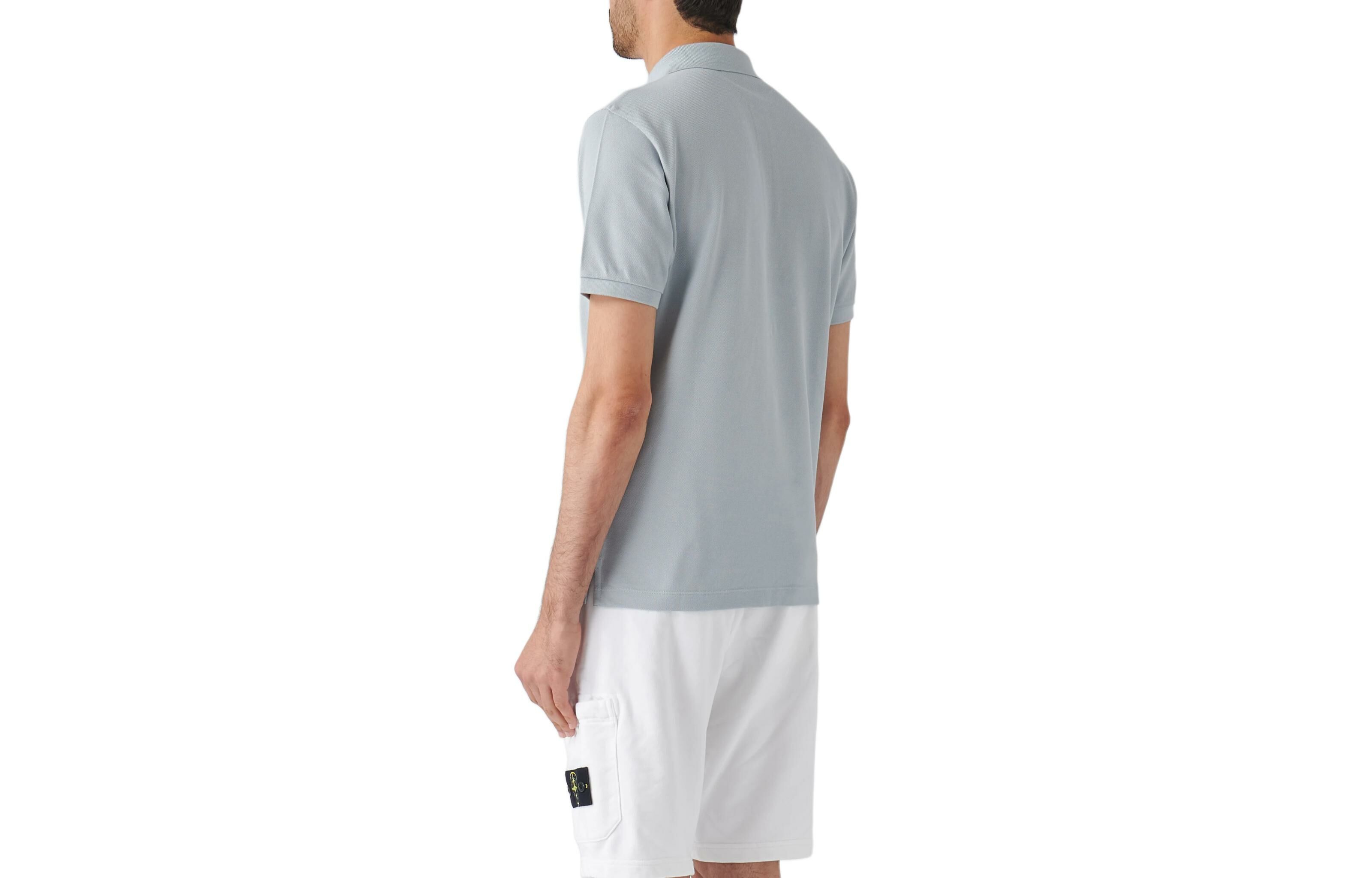 【代購】STONE ISLAND Polo Shirt Men's Gray