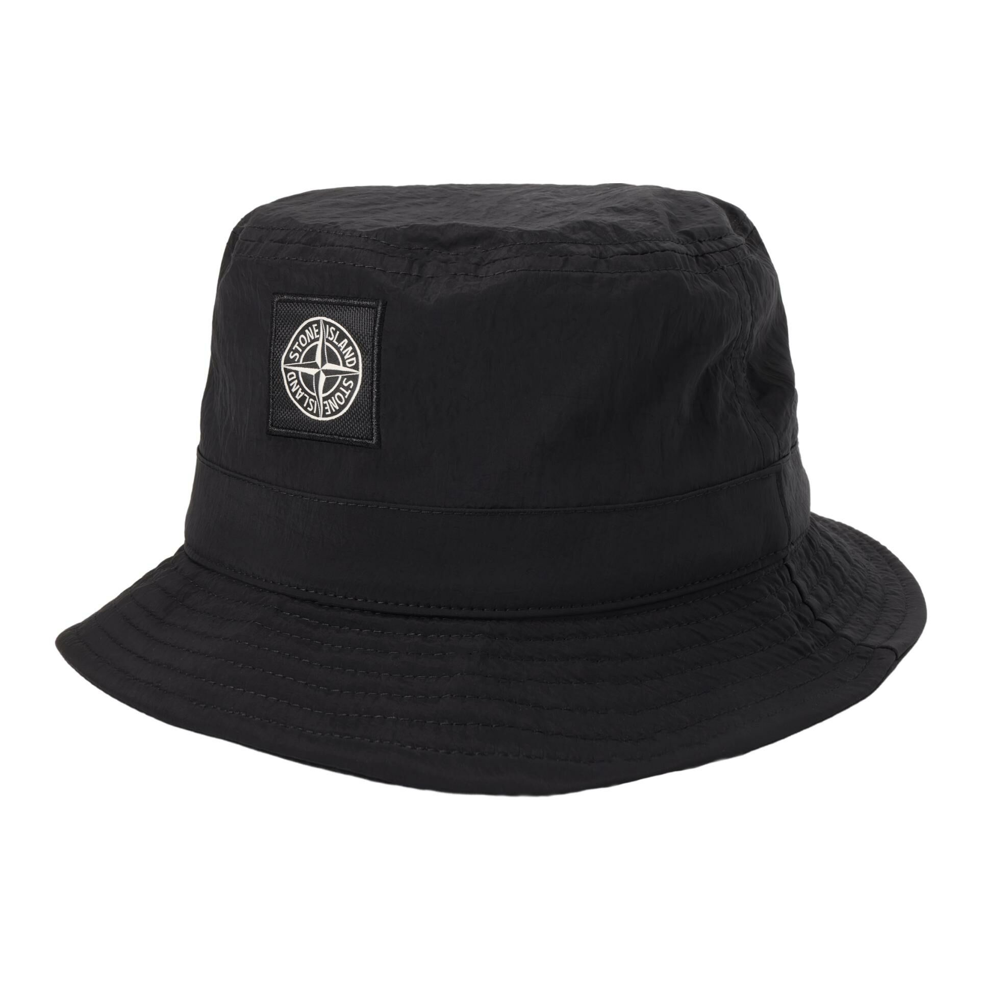 【代購】STONE ISLAND Bucket Hats Unisex Black