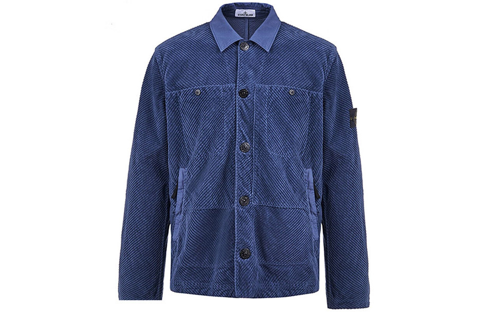 【代購】STONE ISLAND Shirts Men Dark Blue