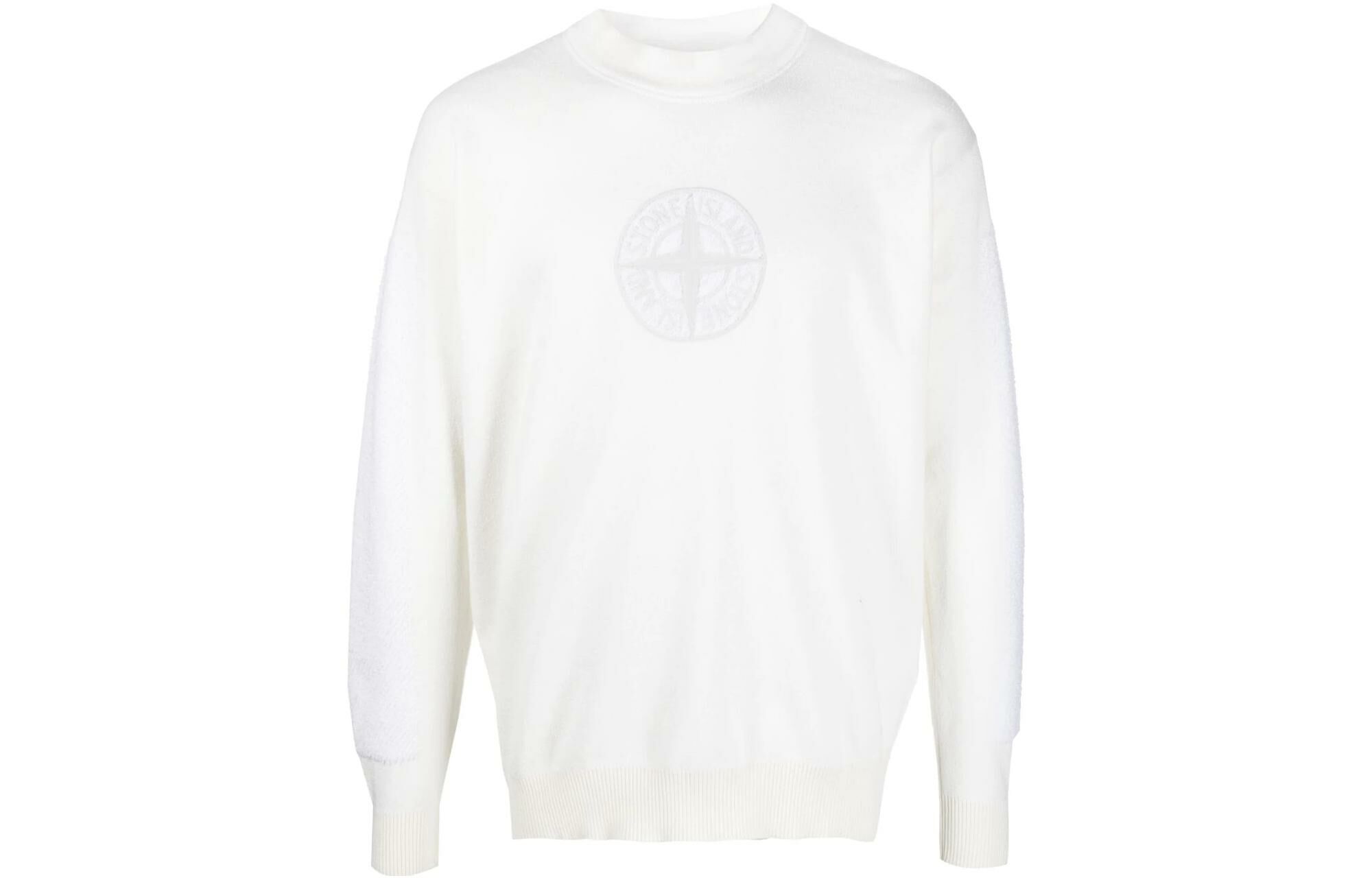 【代購】STONE ISLAND Logo-Patch Crewneck Knitted Jumper