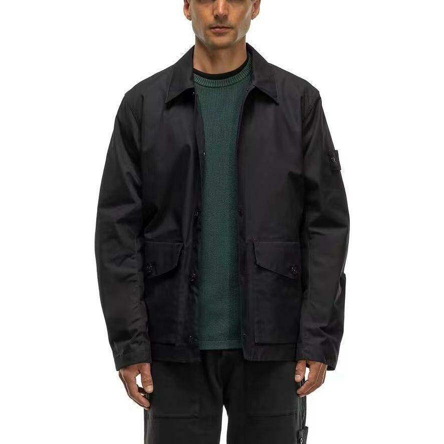 【代購】STONE ISLAND Jackets Coats Men's Black