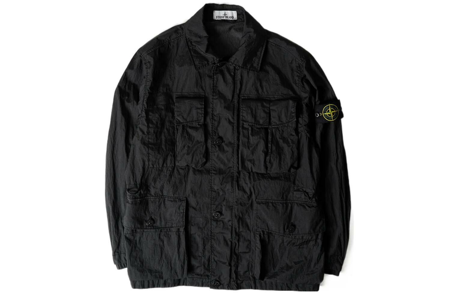【代購】STONE ISLAND Jacket Men's Black