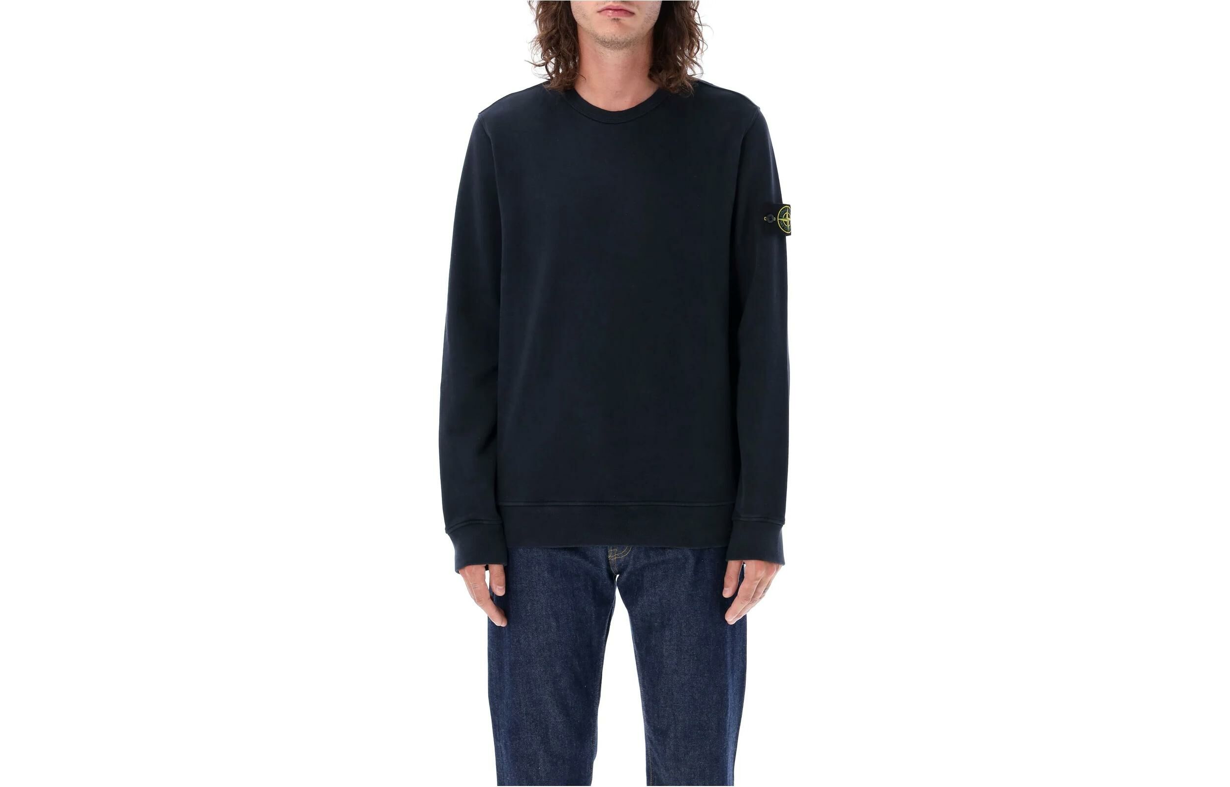 【代購】STONE ISLAND Logo Patch Crewneck Sweatshirt