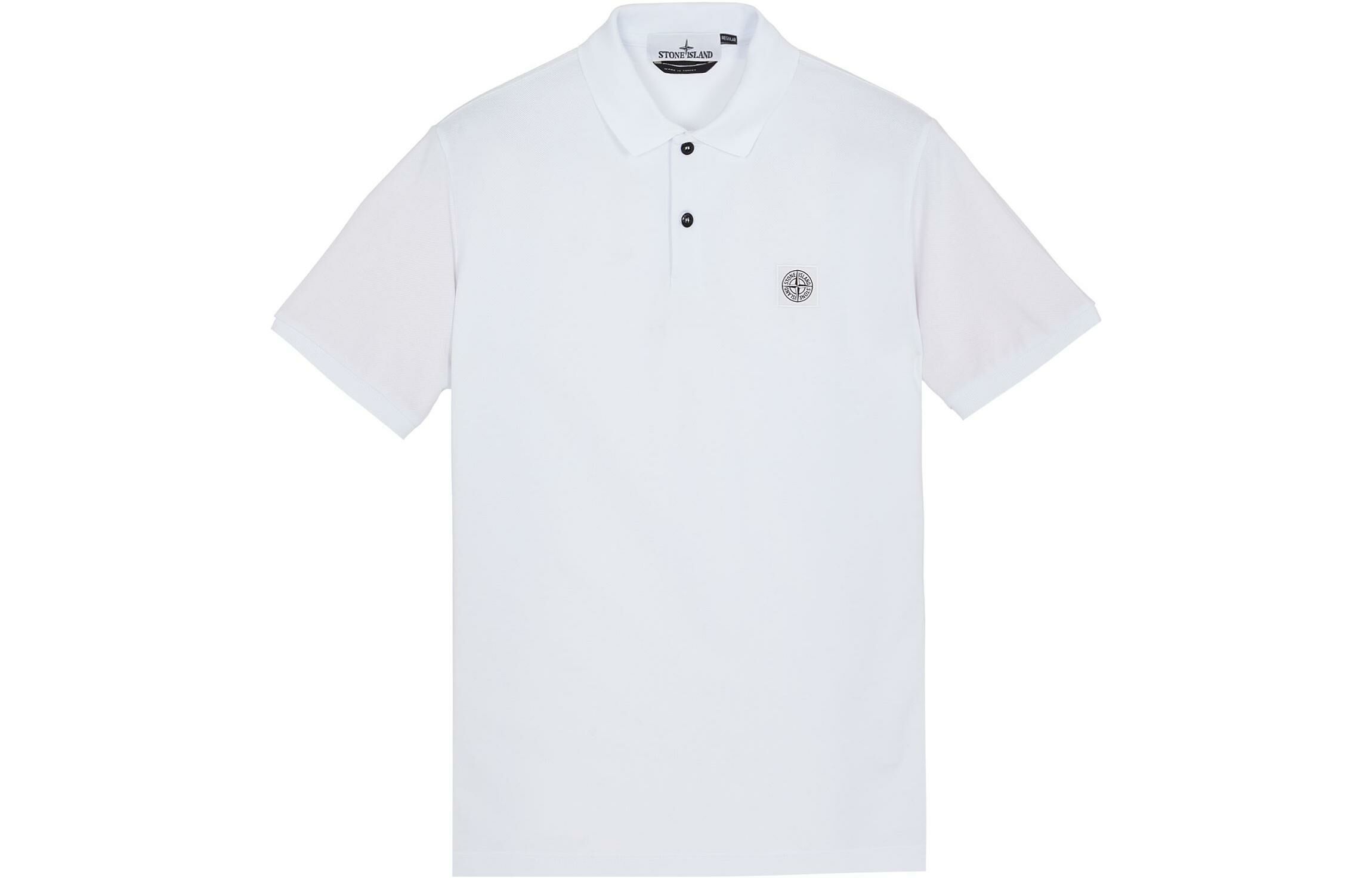 【代購】STONE ISLAND Polo Shirts Men White