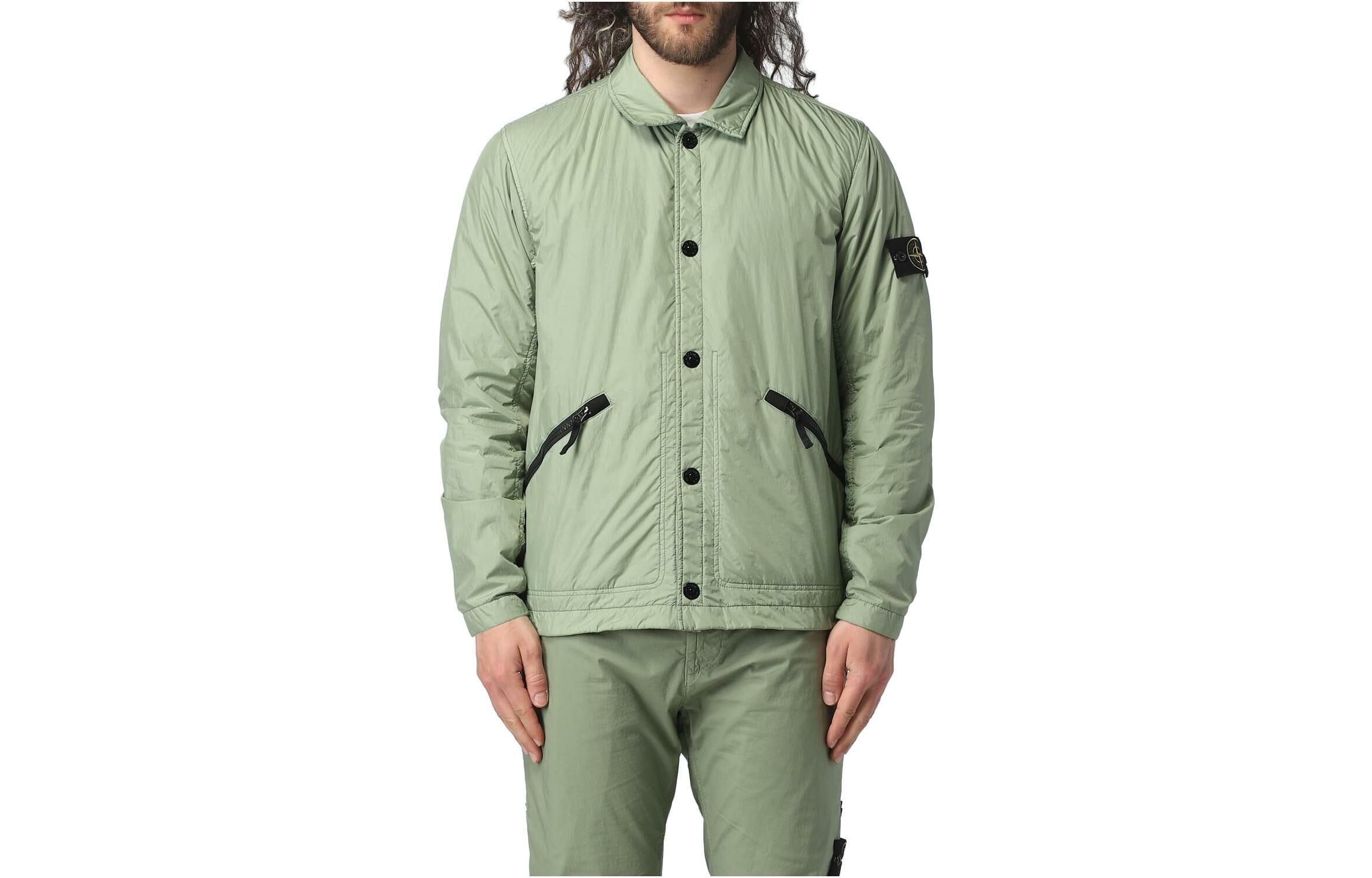 【代購】STONE ISLAND Jackets Men Green