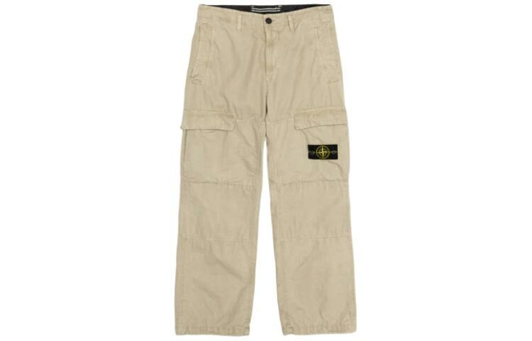 【代購】STONE ISLAND Compass-badge Straight Trousers