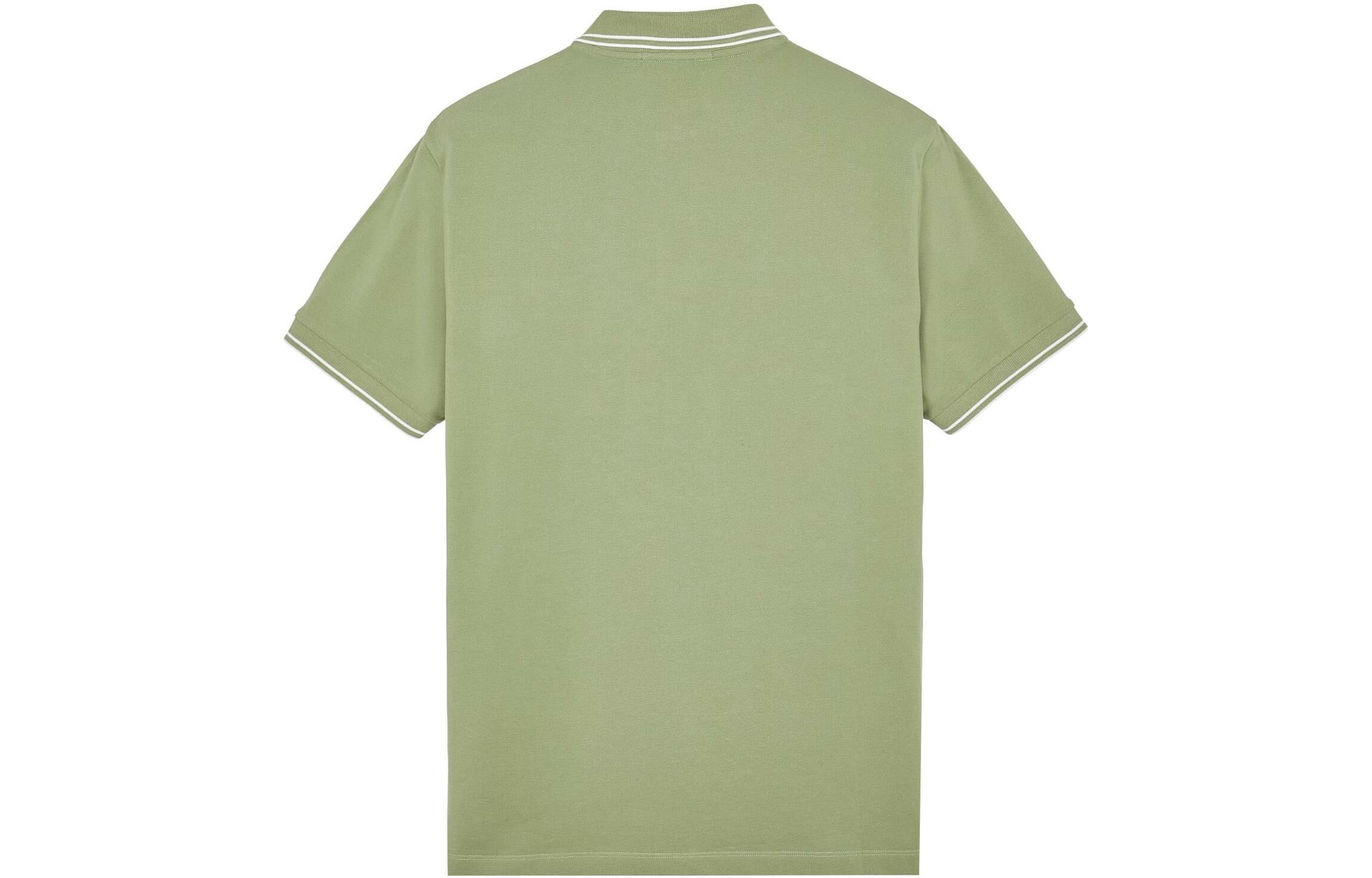 【代購】STONE ISLAND Compass-patch Piqué Polo Shirt