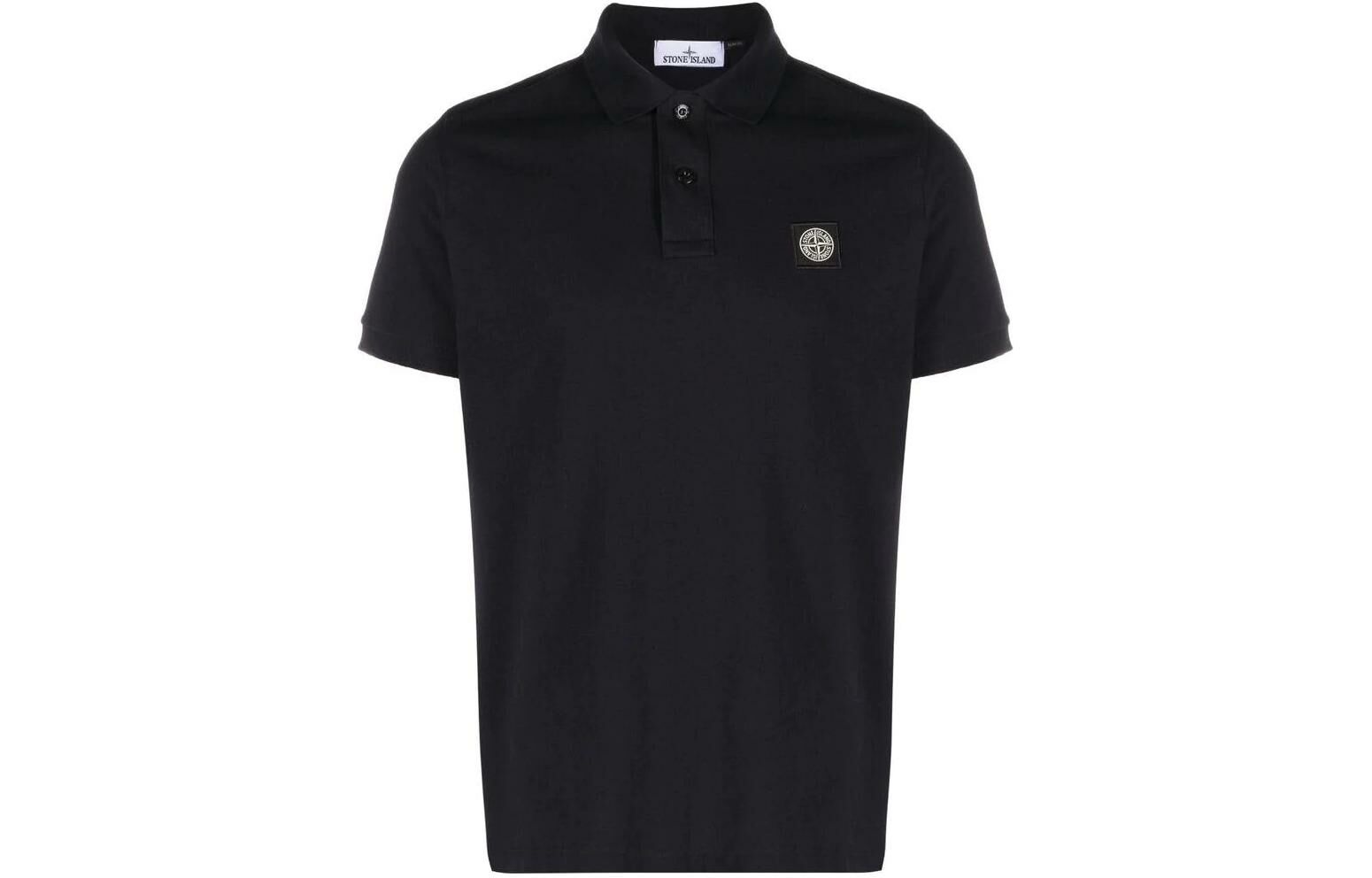 【代購】STONE ISLAND Compass Logo Embroidered Short-Sleeved Polo Shirt