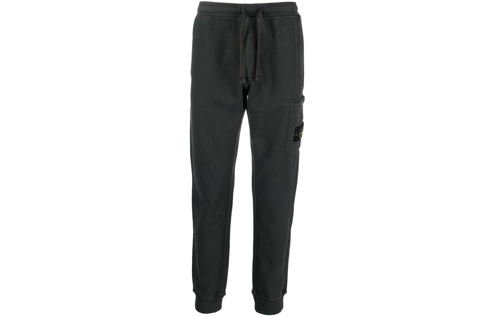 【代購】STONE ISLAND Knitted Sports Pants Men's Dark Gray