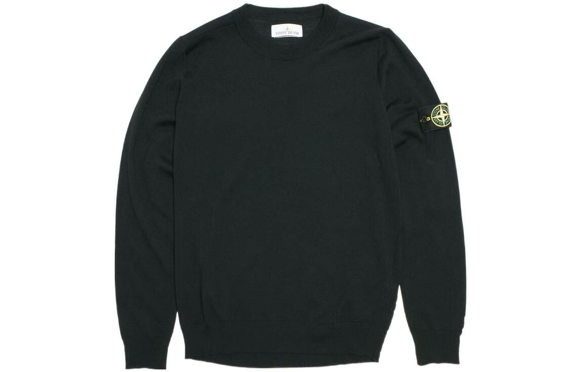 【代購】STONE ISLAND Logo Patch Crewneck Jumper