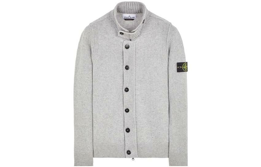 【代購】STONE ISLAND High Neck Knitted Cardigan