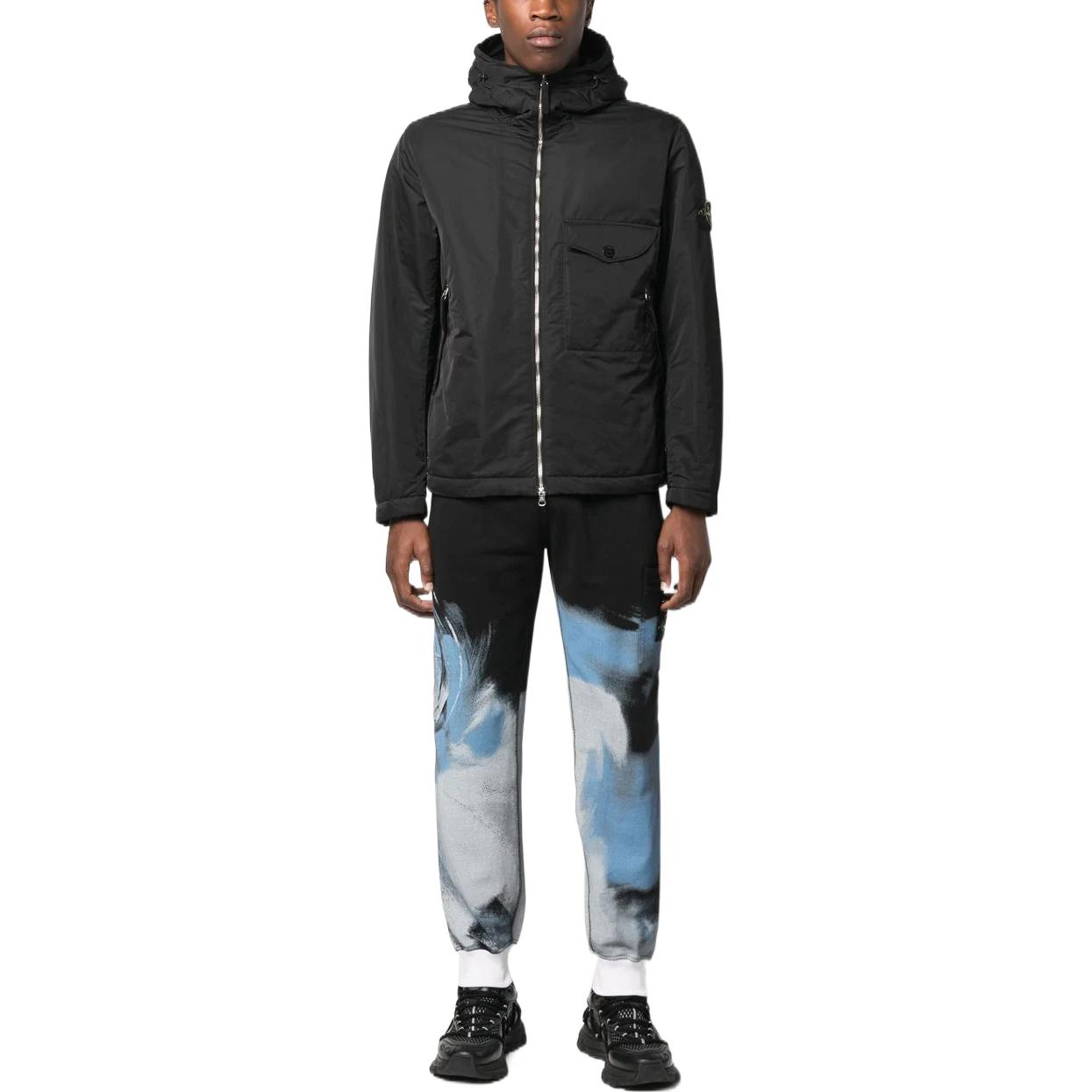 【代購】STONE ISLAND Knitted Sports Pants Men's Black