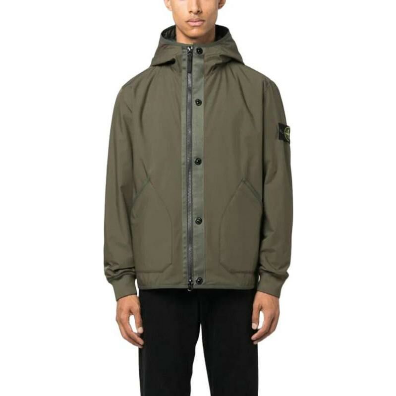【代購】STONE ISLAND Compass-patch Hooded Jacket