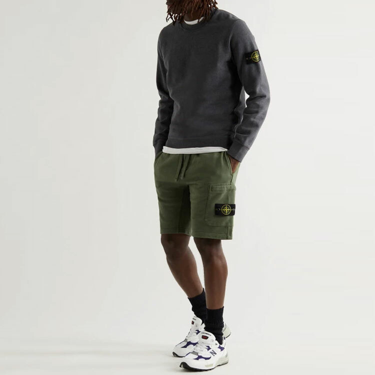 【代購】STONE ISLAND 63020 Brushed Cotton Fleece Crewneck