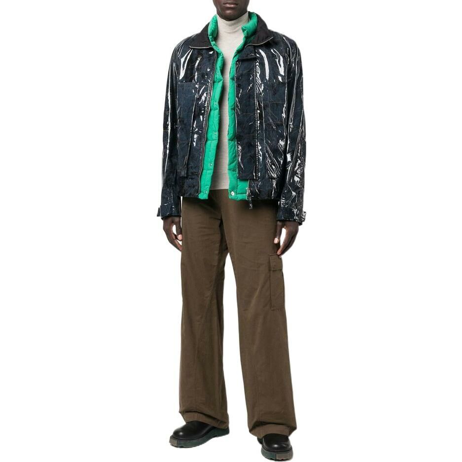 【代購】STONE ISLAND Down Jacket Men's Midnight Blue