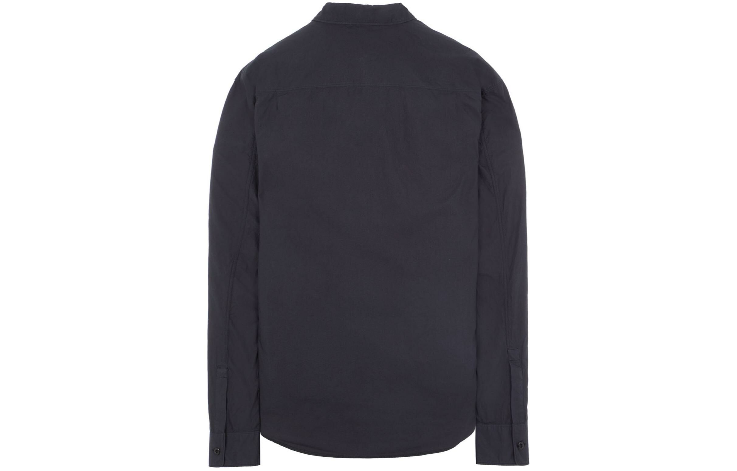 【代購】STONE ISLAND Logo-Printed Button-Up Shirt