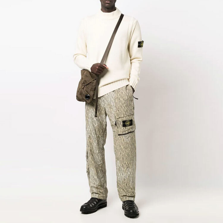 【代購】STONE ISLAND Cargo Pants Men Brown