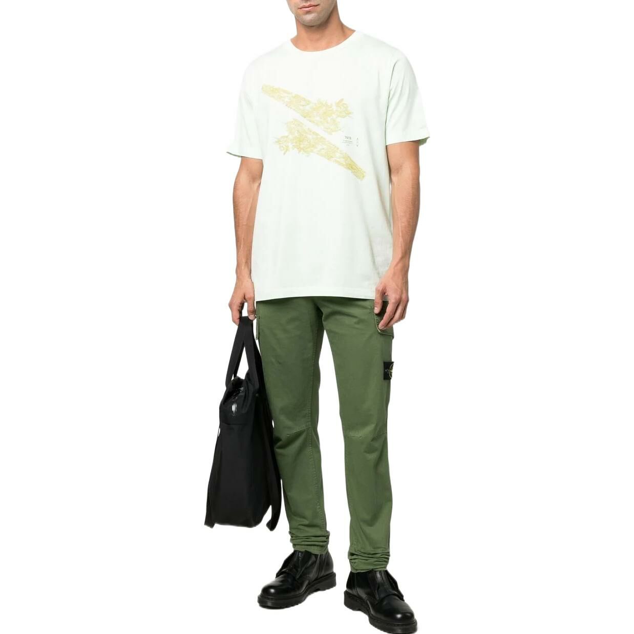 【代購】STONE ISLAND Graphic-print Cotton T-shirt