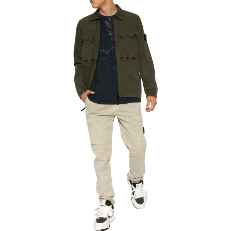 【代購】STONE ISLAND Cinched Waistband Trousers