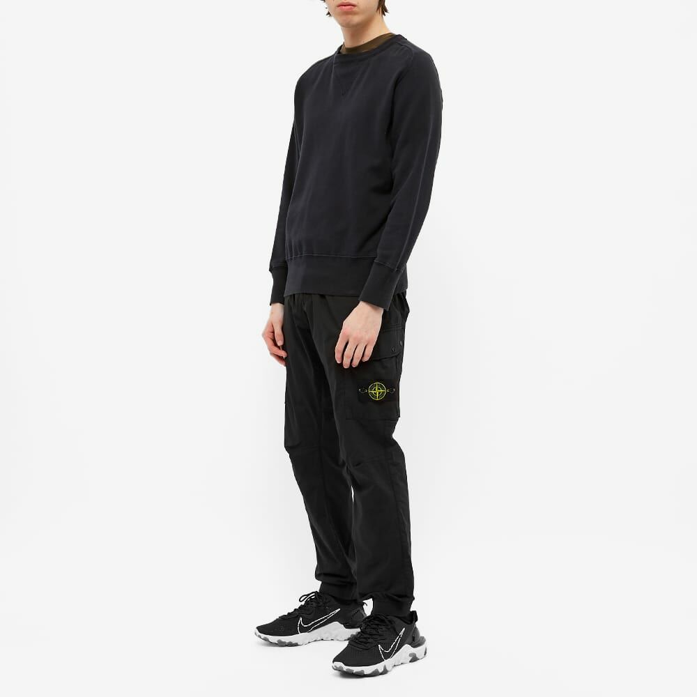 【代購】STONE ISLAND Fall Work Pants Men's Black