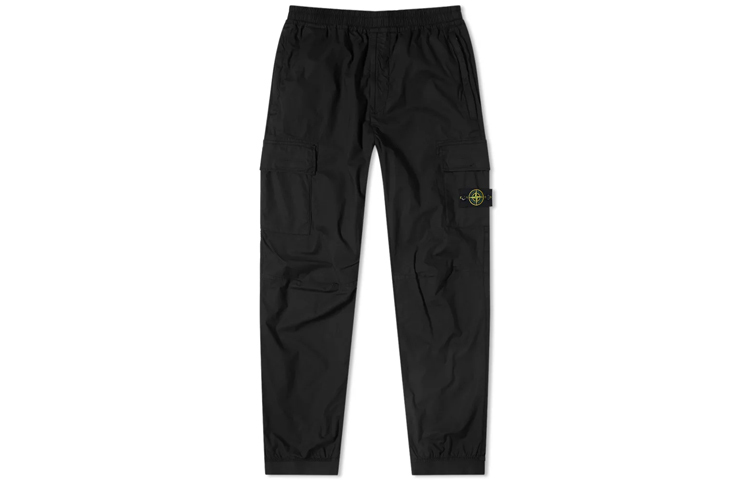 【代購】STONE ISLAND Fall Work Pants Men's Black